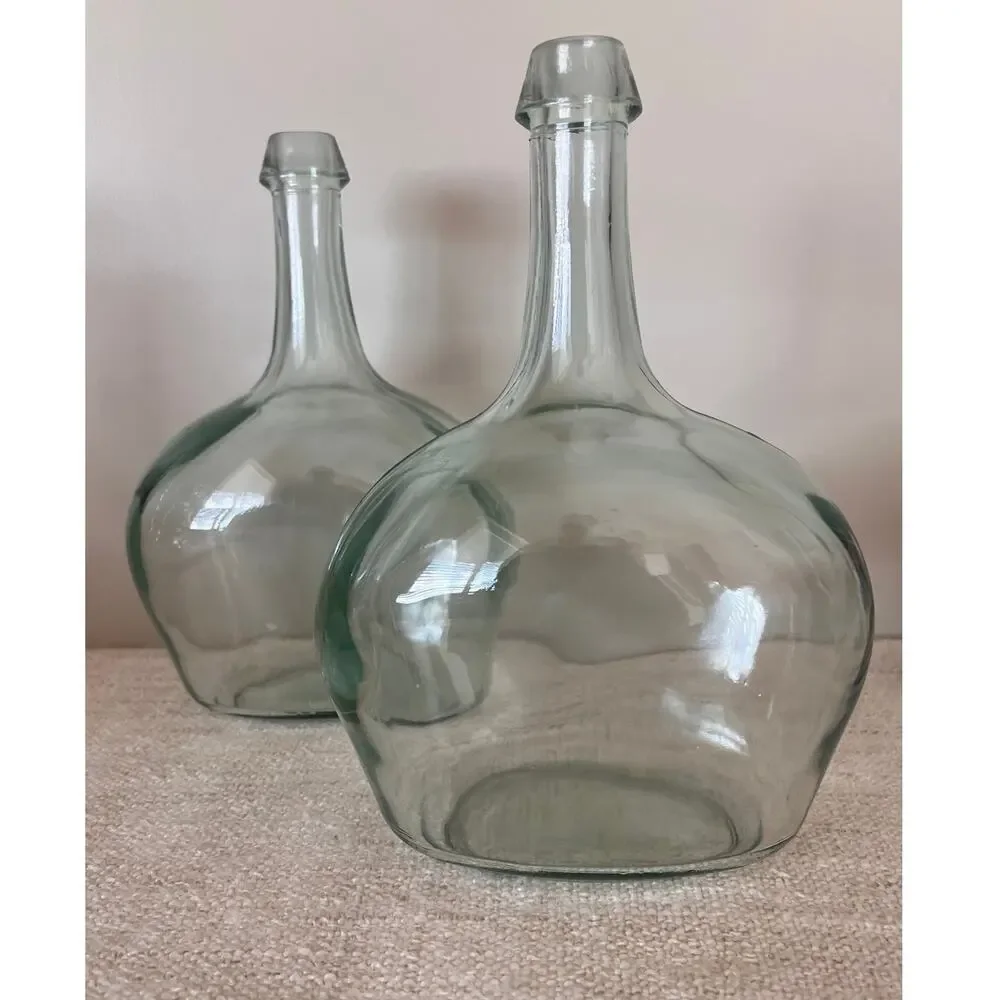NWOT Spanish Glass Bottle Vases - Birch Lane 8x10
